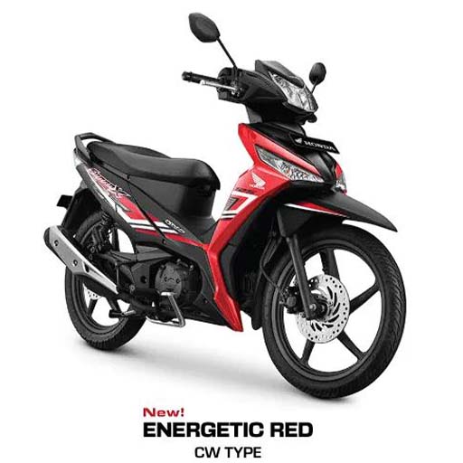 Honda Supra X 125 FI Energetic Red CW Type