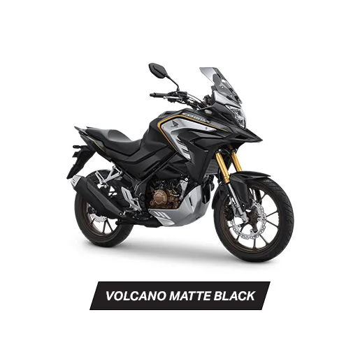Warna Honda CB150X Volcano Matte Black