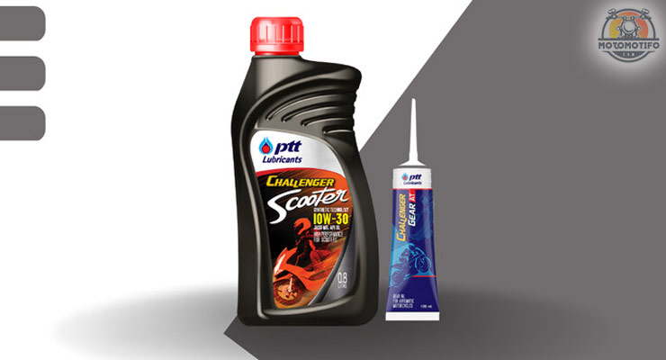 Oli PTT Lubricants Challenger Scooter SAE 10W30