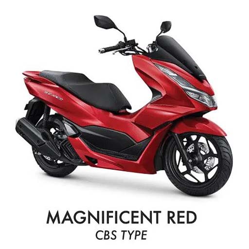 Honda PCX Magnificent RED CBS Type