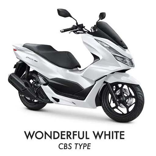 Honda PCX Wonderful White CBS Type